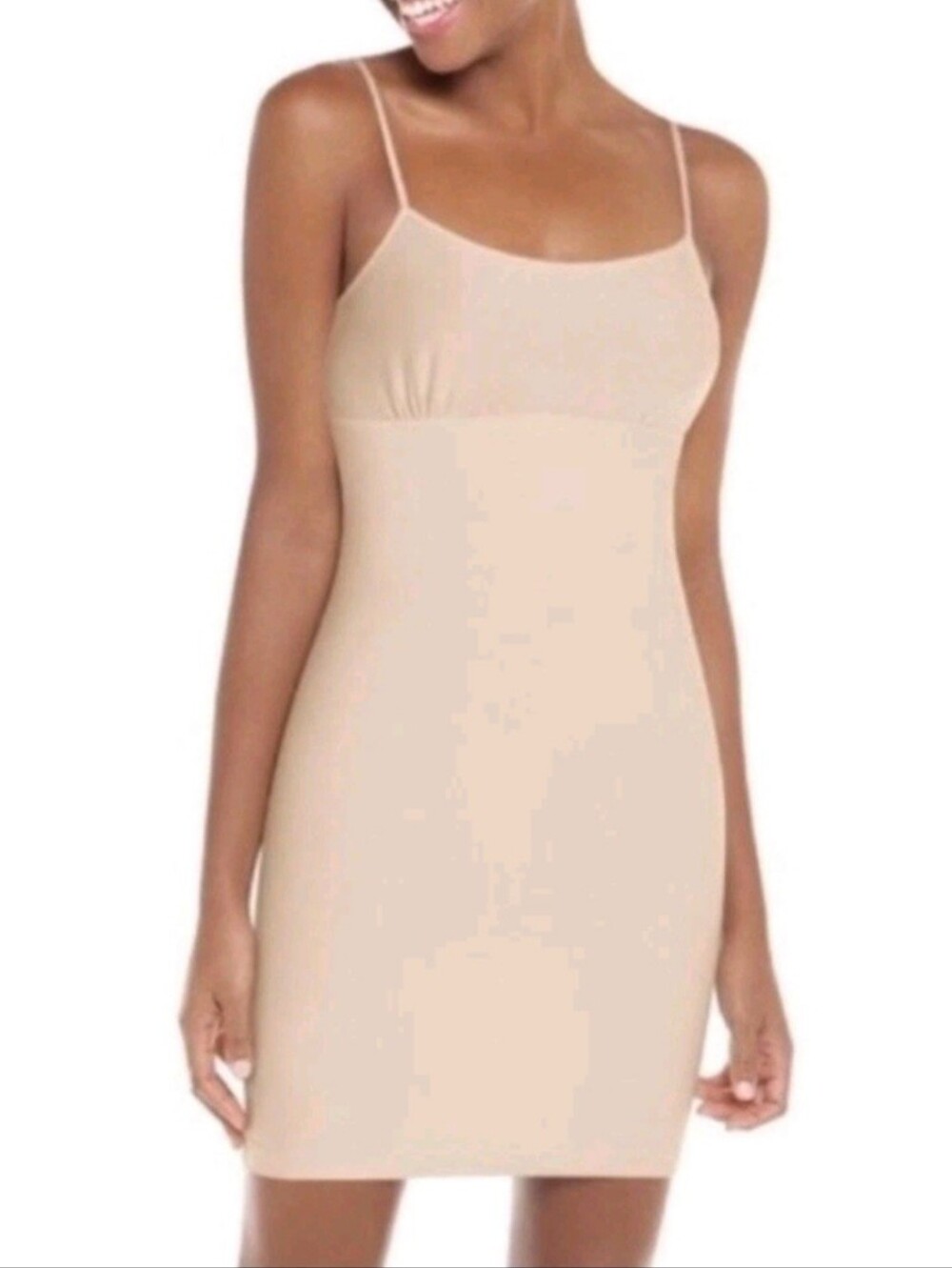 Beige Spanx Spoil Me Cotton Slip Small